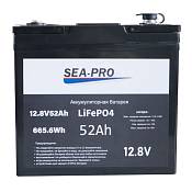 Тяговый аккумулятор SEA-PRO LiFePO4 52А/Ч 12.8В